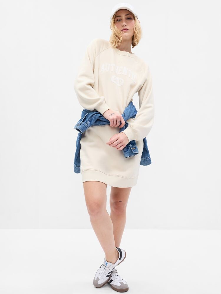 

Платье с логотипом Gap, бежевый