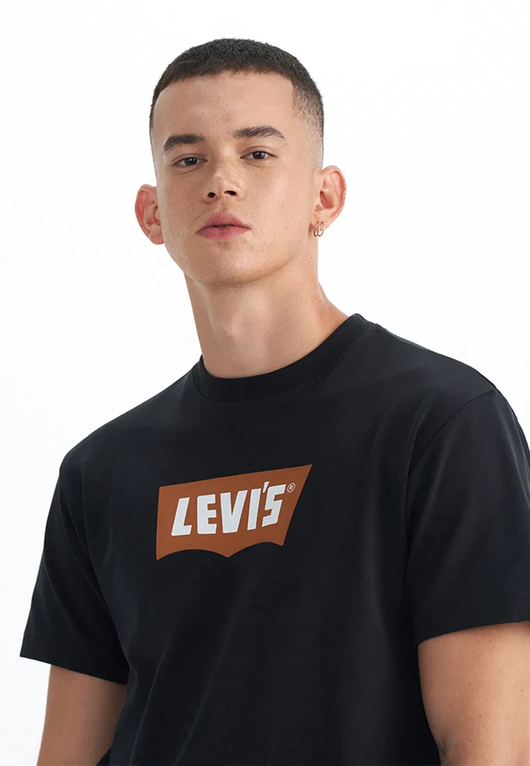 Футболка с коротким рукавом, мужская, Levi's, черный — фото 3