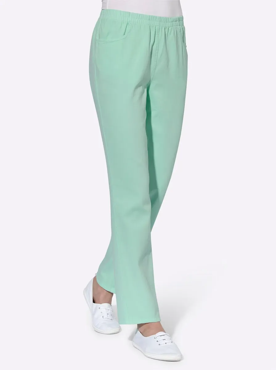 

Брюки без застежки Classic Basics, цвет Aqua