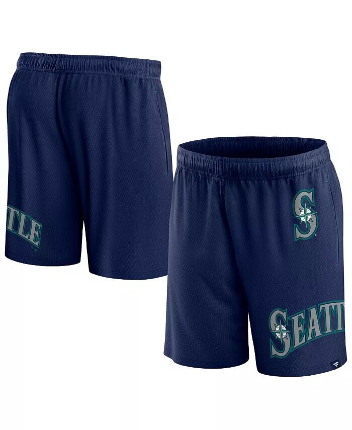 

Мужские шорты Seattle Mariners Navy Clincher Mesh Fanatics