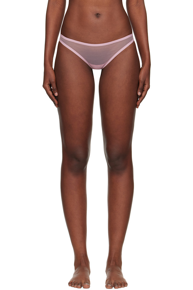 

Yasmine Eslami Розовые джинсовые трусики