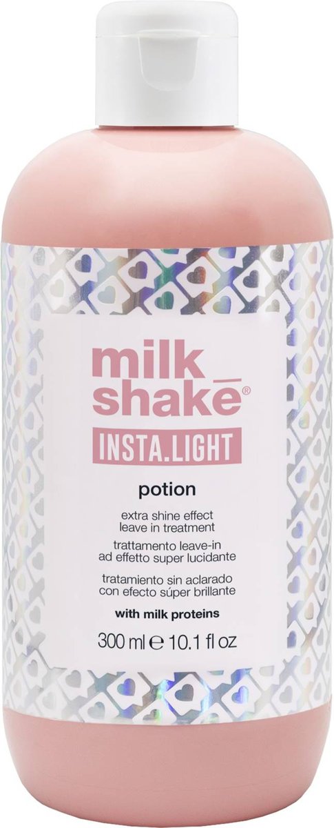 Несмываемый кондиционер для придания блеска волосам Milk Shake Insta.Light Potion Leave in Treatment, 300 мл — фото 2