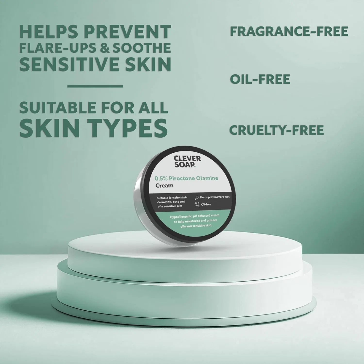 Крем для лица Clever Soap — И тела с . % пироктон оламином, 60 мл — фото 3