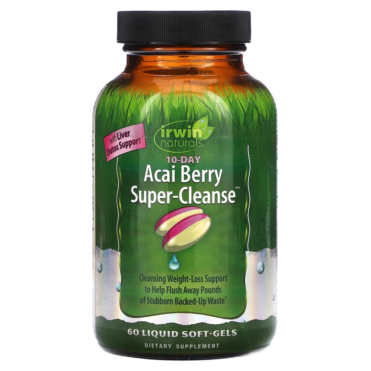 

Irwin Naturals 10-дневное супер-очищение ягод Асаи 60 гелей