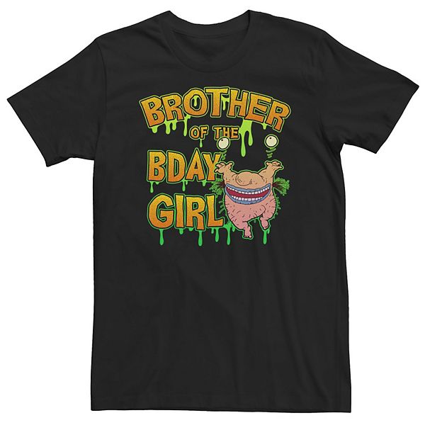 

Футболка Big & tall aaahh!!! real monsters Krumm "brother of the bday girl" Licensed Character