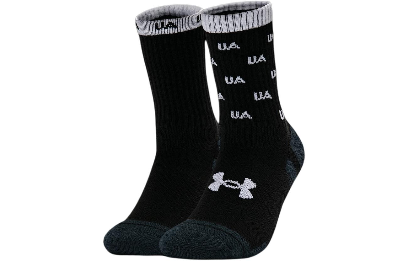

Носки унисекс до середины икры Under Armour, цвет 2 Pack (Black and Black)