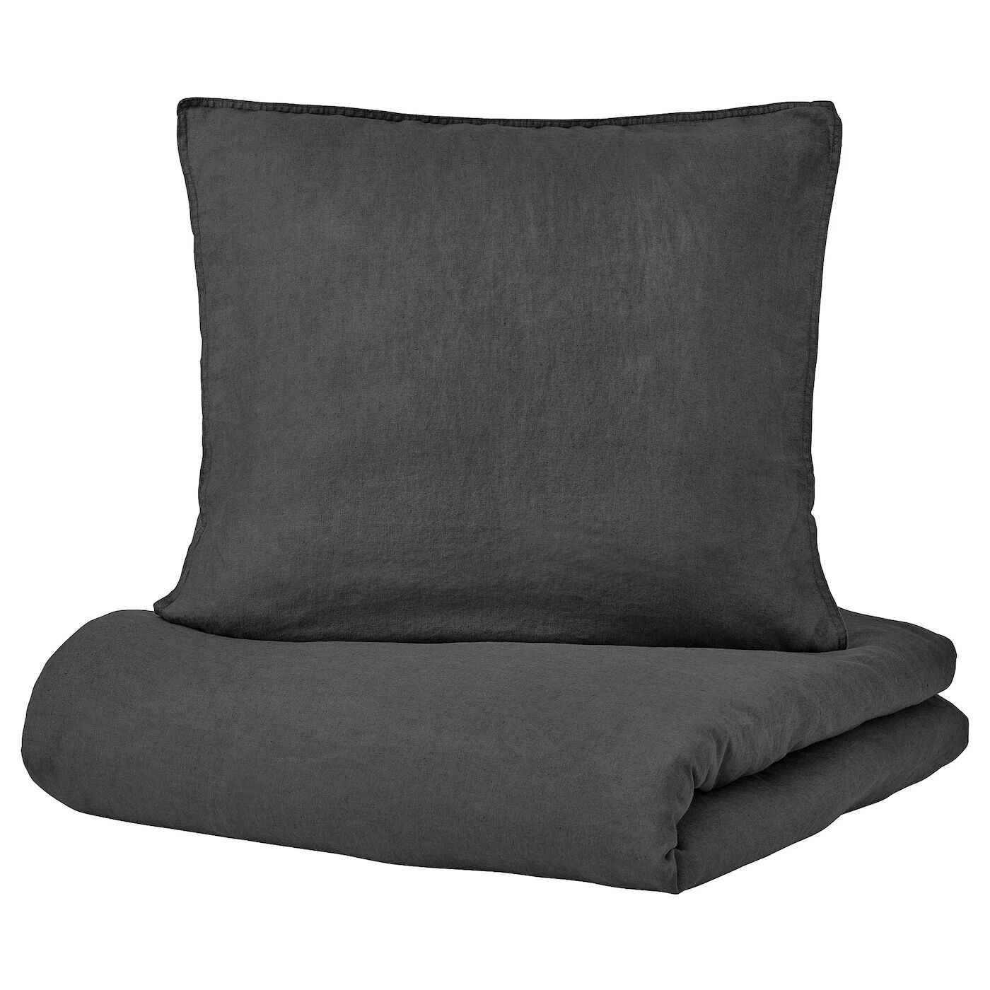 

Комплект постельного белья, 2 шт., темно-серый, 155х220/80х80 см, DYTÅG IKEA
