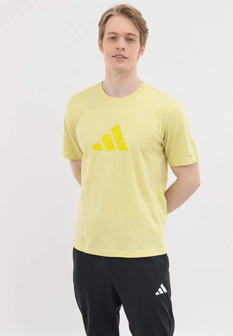 Футболка с логотипом, Future Icons 3 Bar, Nike Adidas, желтый