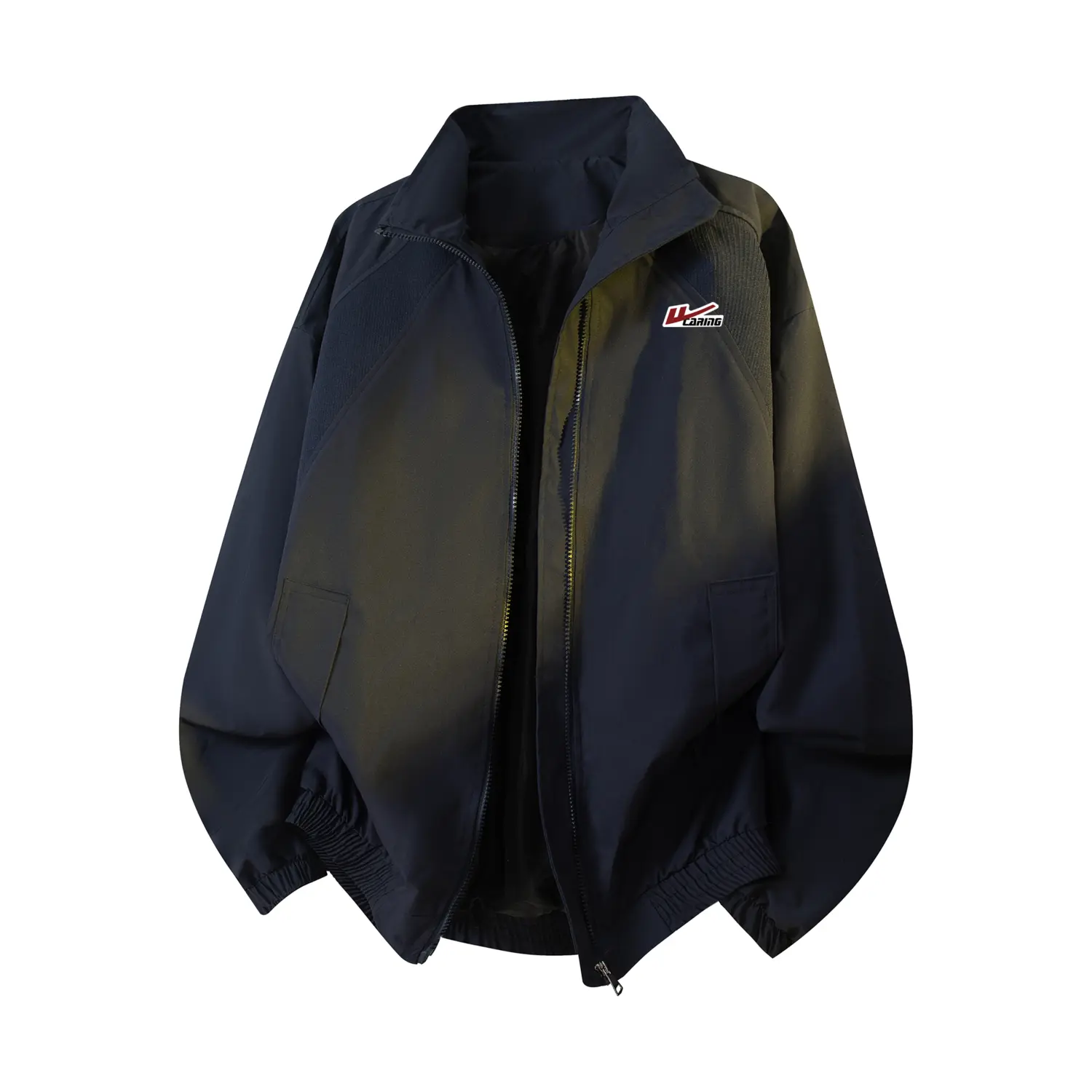 

Бейсбольная майка унисекс со стойкой, умеренно прямого кроя WARRIOR, темно-синий (diy badge)