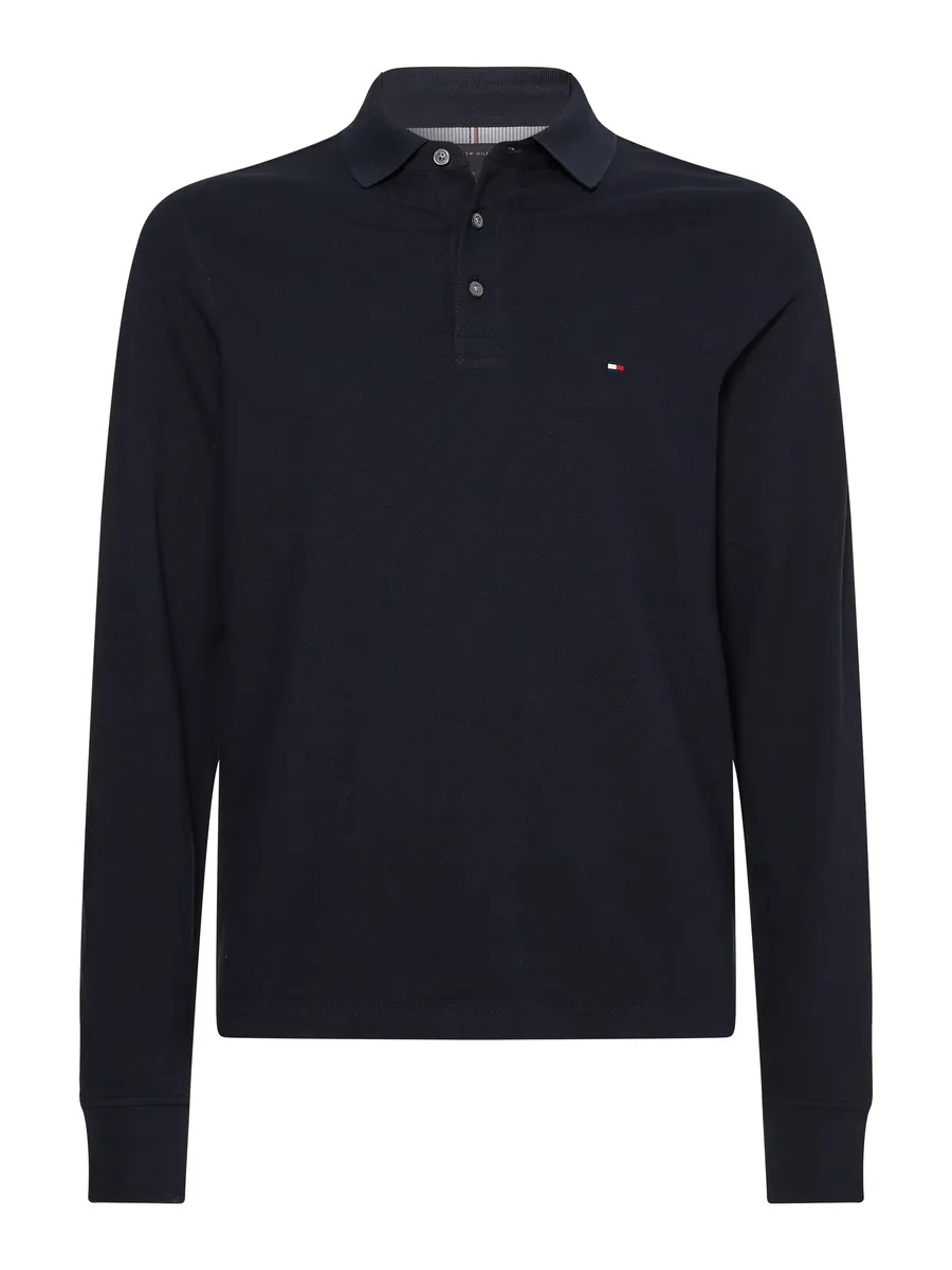 Рубашка-поло с длинными рукавами Tommy Hilfiger "1985 SLIM LS POLO", цвет Desert Sky — фото 4
