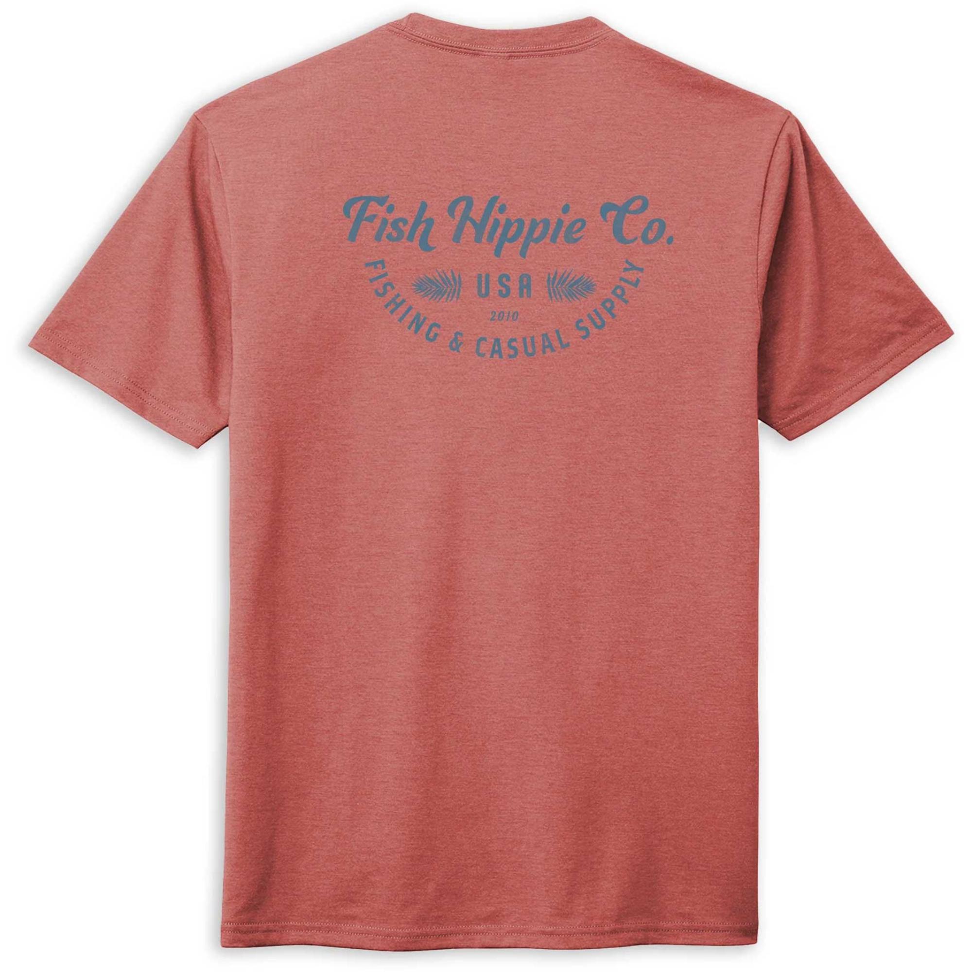 

Мужская футболка Exposed Fish Hippie, Clay