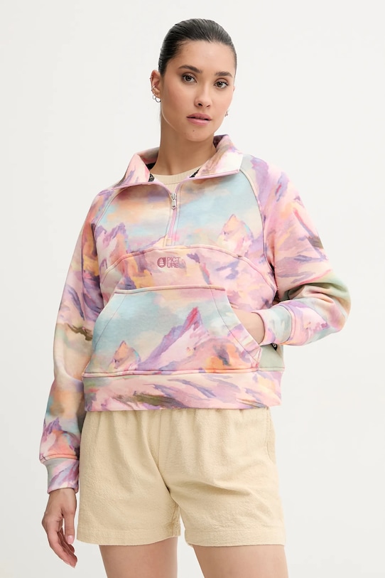 

Хлопковая блузка Quenda Picture, розовый