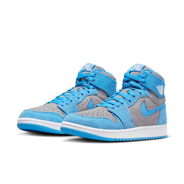 Кроссовки 1 высокие zoom комфорт 2 Air Jordan, серый — фото 3