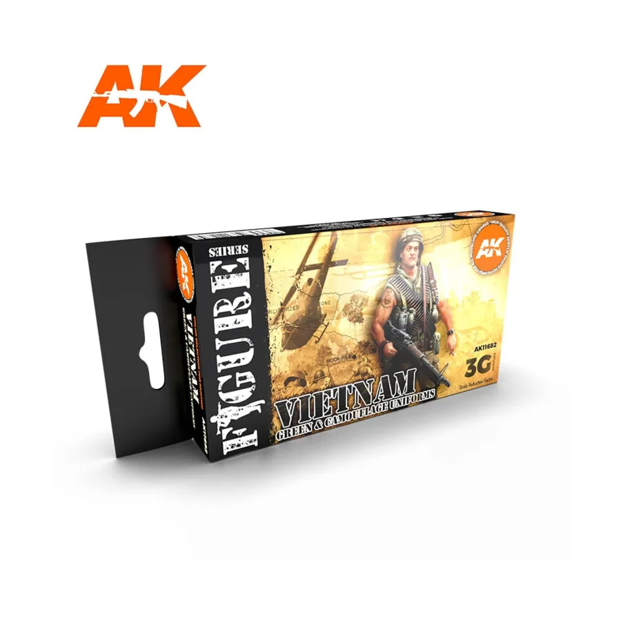 

Вьетнамская зеленая и камуфляжная униформа, 3rd Gen Acrylic Paint Sets