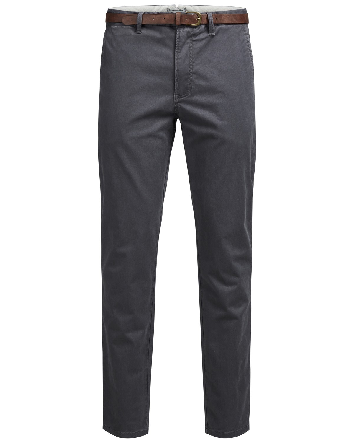 

Брюки чинос Jack & Jones Jack & Jones hose Cody Spencer Stoffhose im Style, темно серый