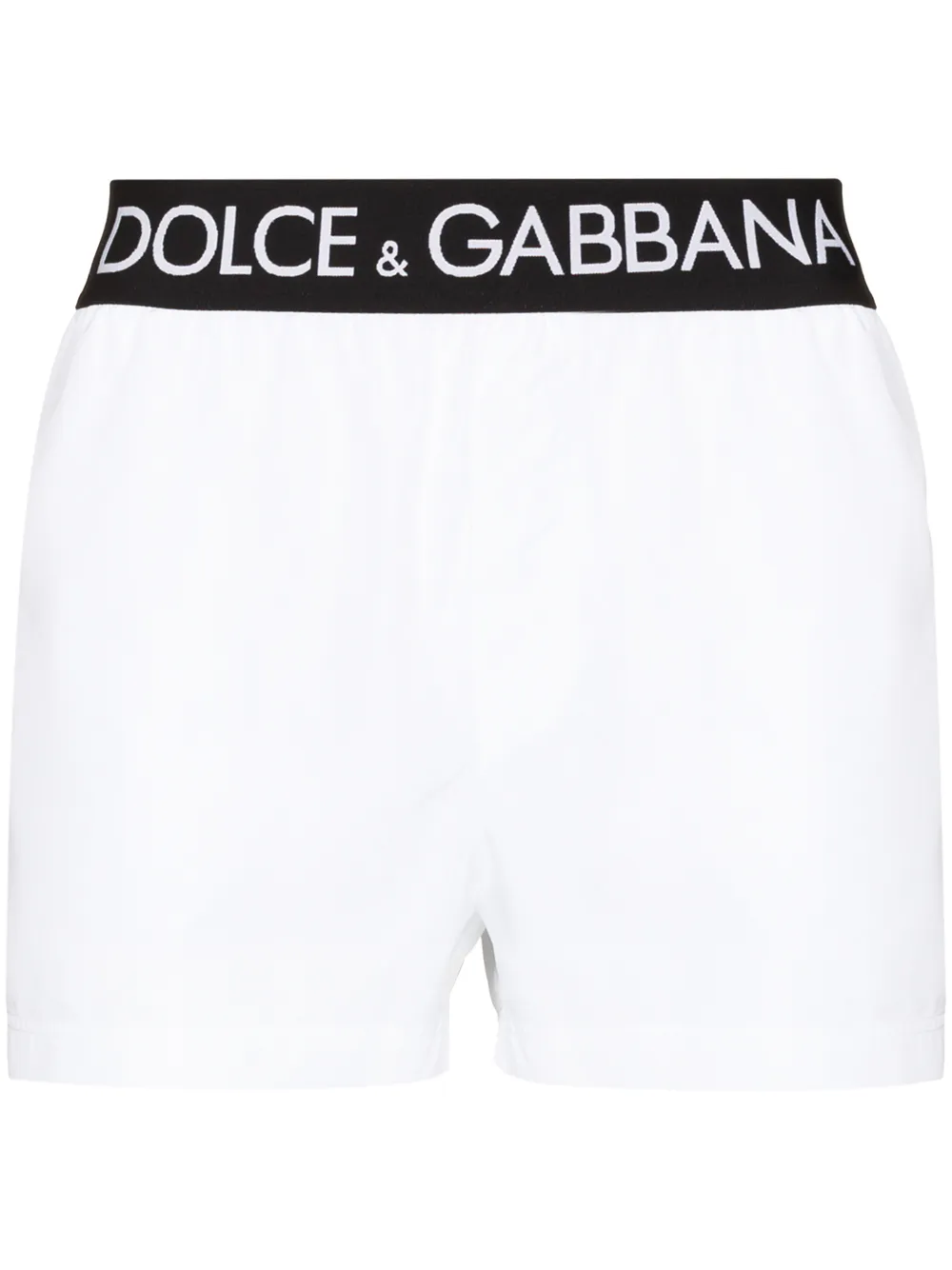 

Плавки-шорты с логотипом DOLCE & GABBANA, белый