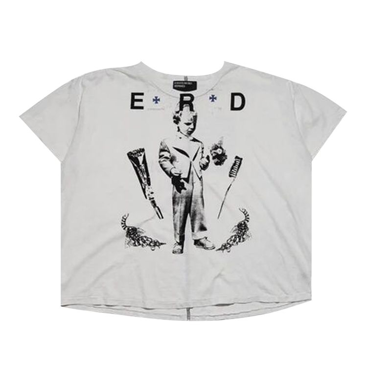 

Футболка с зубной щеткой Enfants Riches Déprimés Katholisches, белый