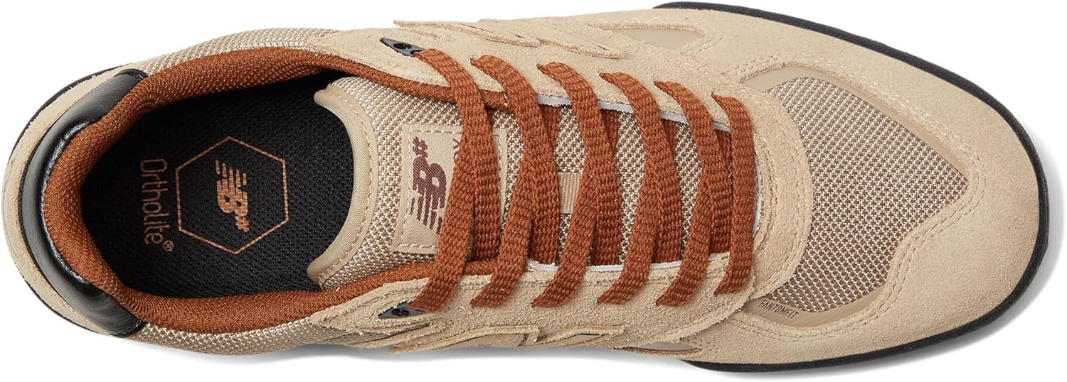 Кроссовки для скейтбординга New Balance унисекс-взрослых Tom Knox-600, Tan/Black — фото 2