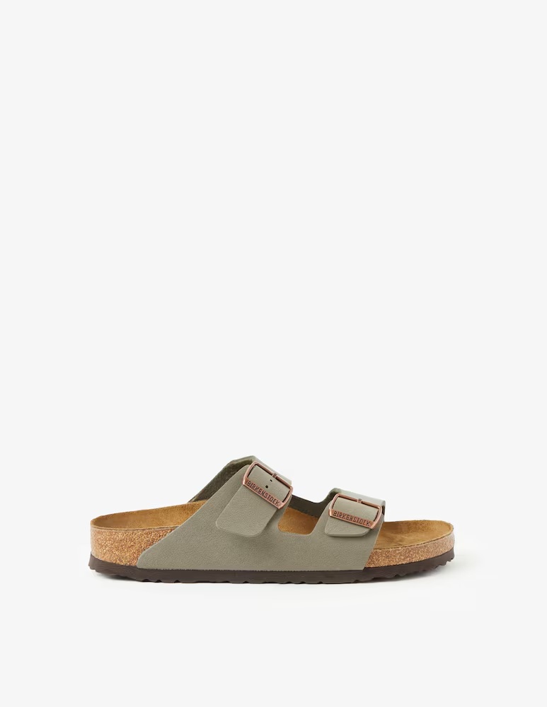 

Сандалии на плоской подошве с камнями Arizona Birkenstock, коричневый
