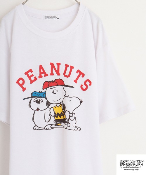 

PEANUTS Футболка с коротким рукавом, Kanoko, белый