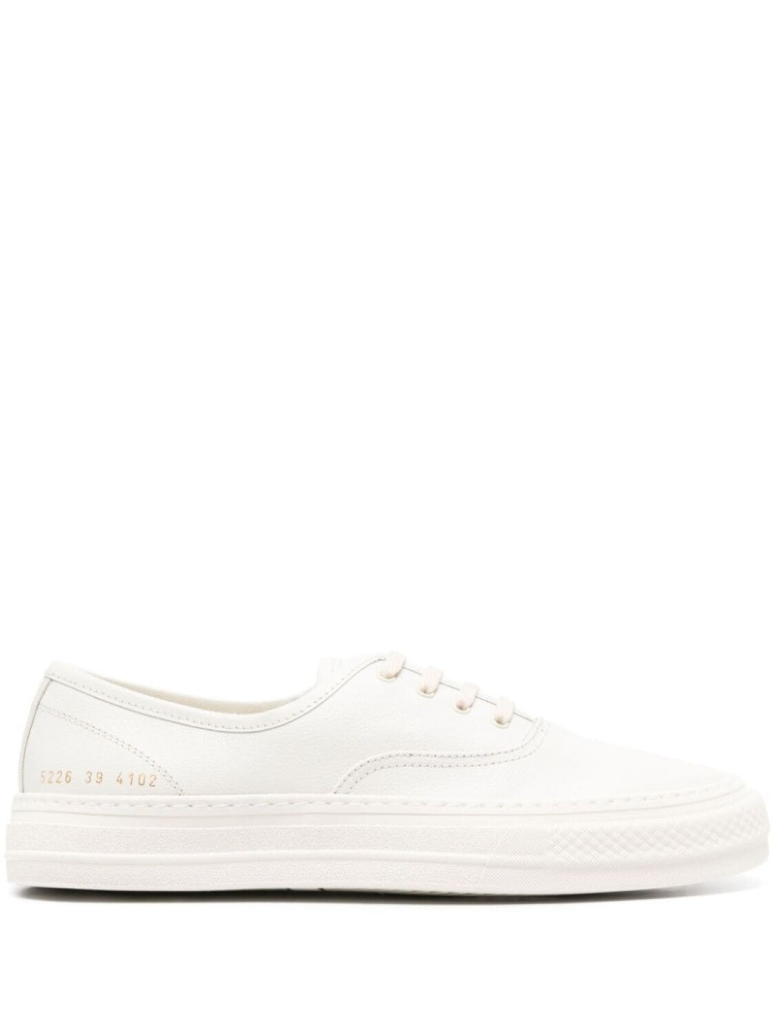 

Кожаные Кроссовки Common Projects с логотипом, бежевый