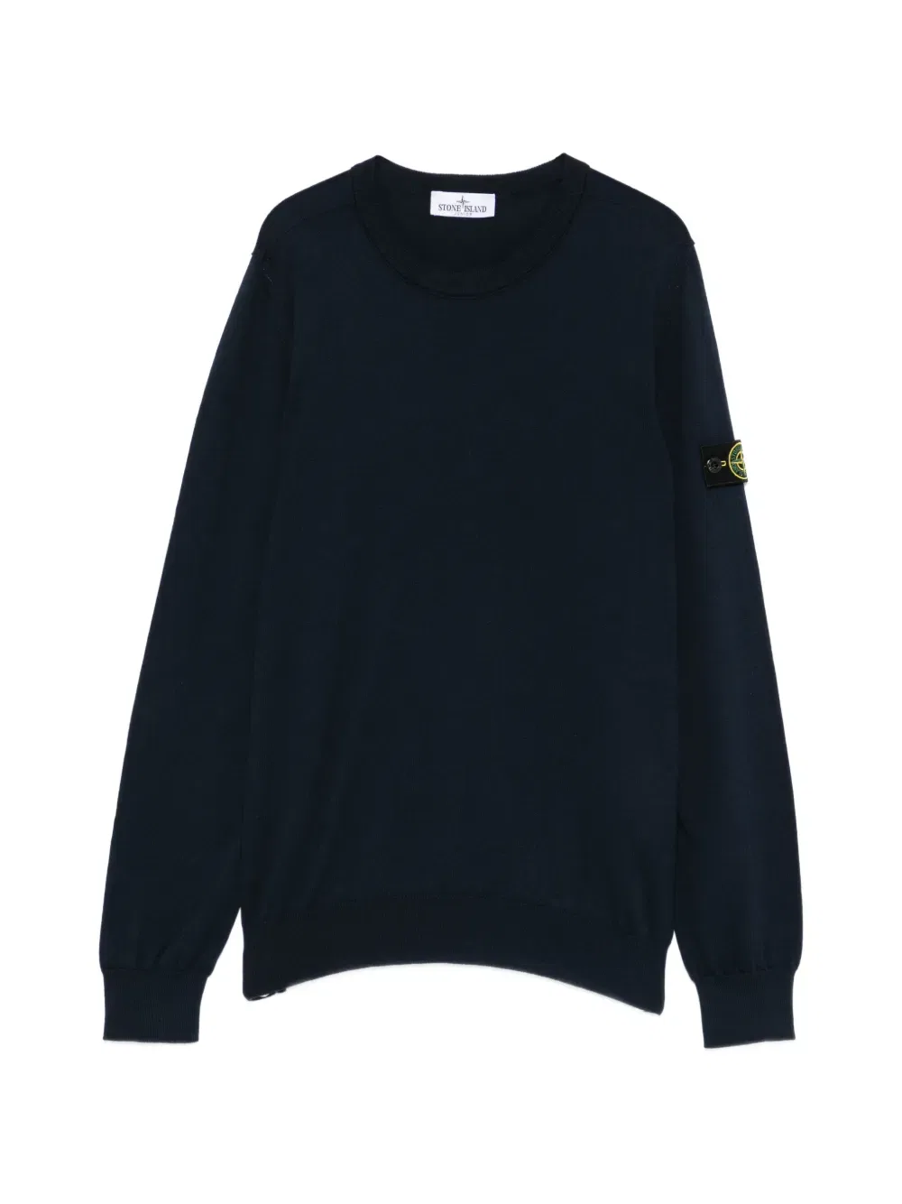 Свитер с мотивом компаса Stone Island Junior, синий