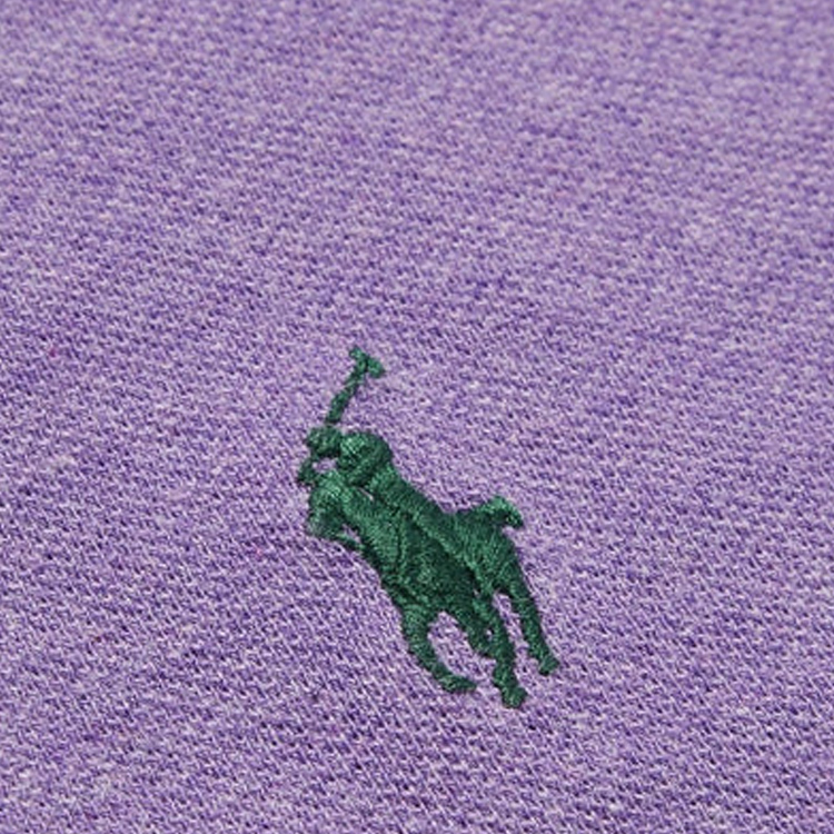 Polo Ralph Lauren Фиолетовая поло для мужчин — фото 4