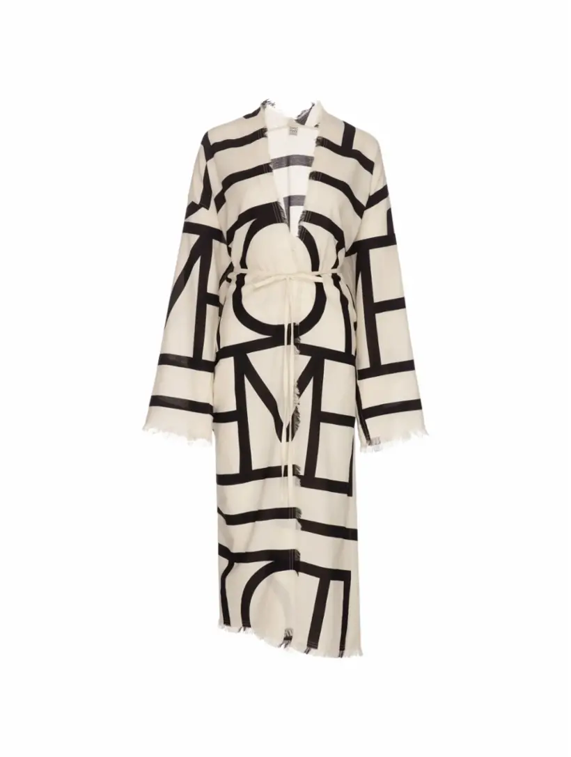 

Платье на запах с монограммой TOTEME, мультиколор