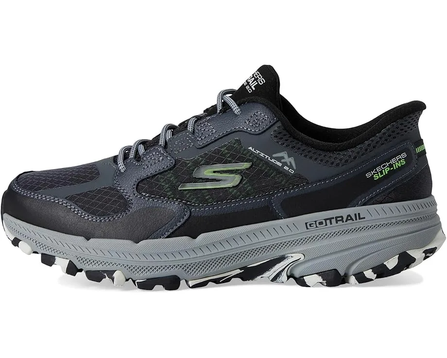 Кроссовки SKECHERS Go Run Trail Skechers Hands Free Slip-ins Altitude 2.0, Black/Grey — фото 4