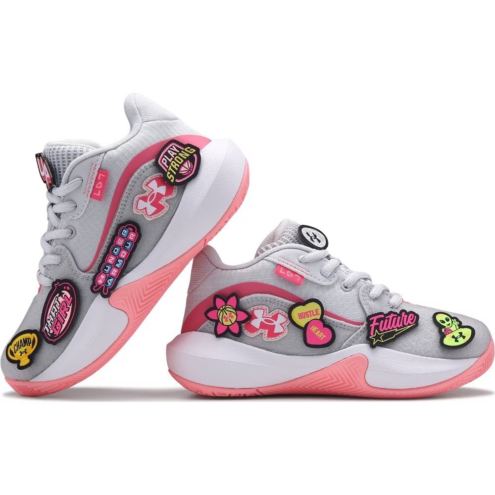 

Баскетбольные кроссовки Lockdown 7 с заплатками Under Armour, мультиколор