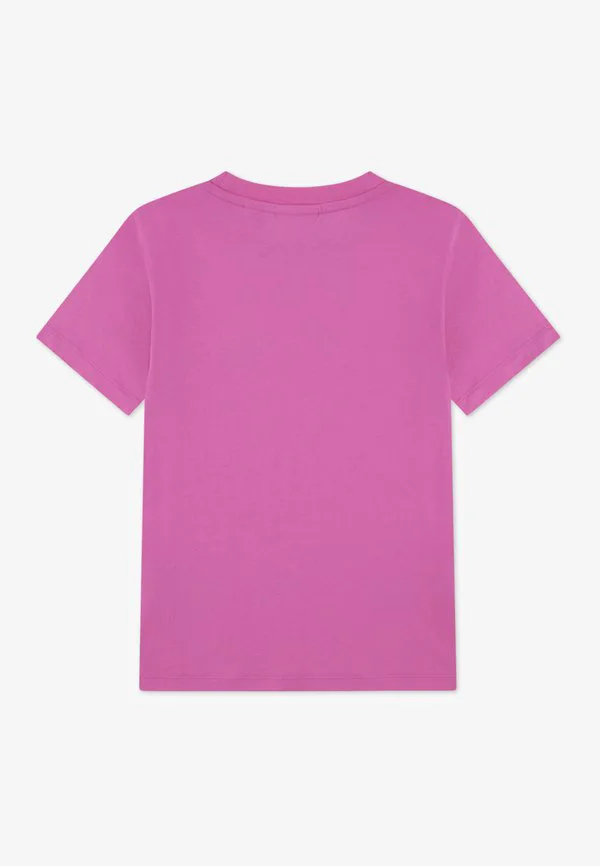 Базовая футболка унисекс core tee Lacoste, Fushia — фото 2