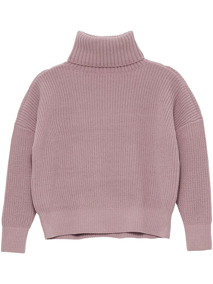 

s.Oliver Свитер с высоким воротником пыльно-розового цвета