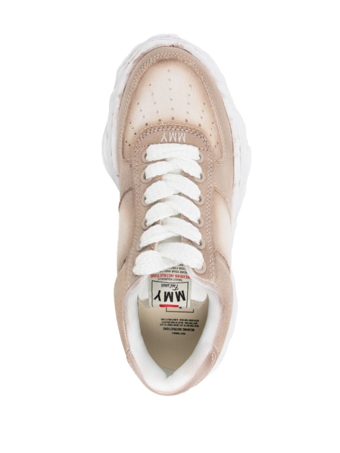 Maison MIHARA YASUHIRO кроссовки Wayne Original Sole, коричневый — фото 4