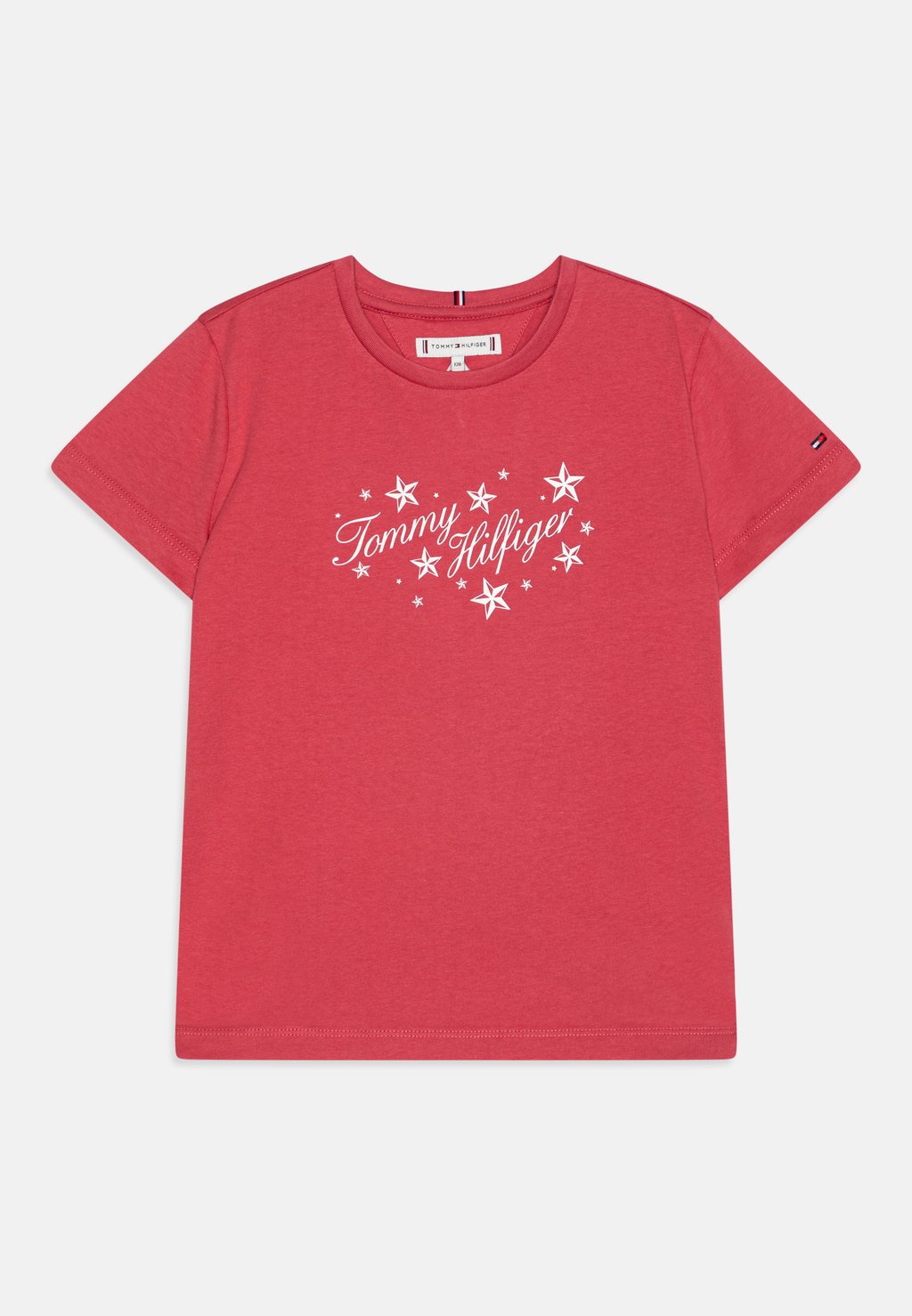 

Футболка с принтом SCRIPT GLITTER TEE Tommy Hilfiger, розовый