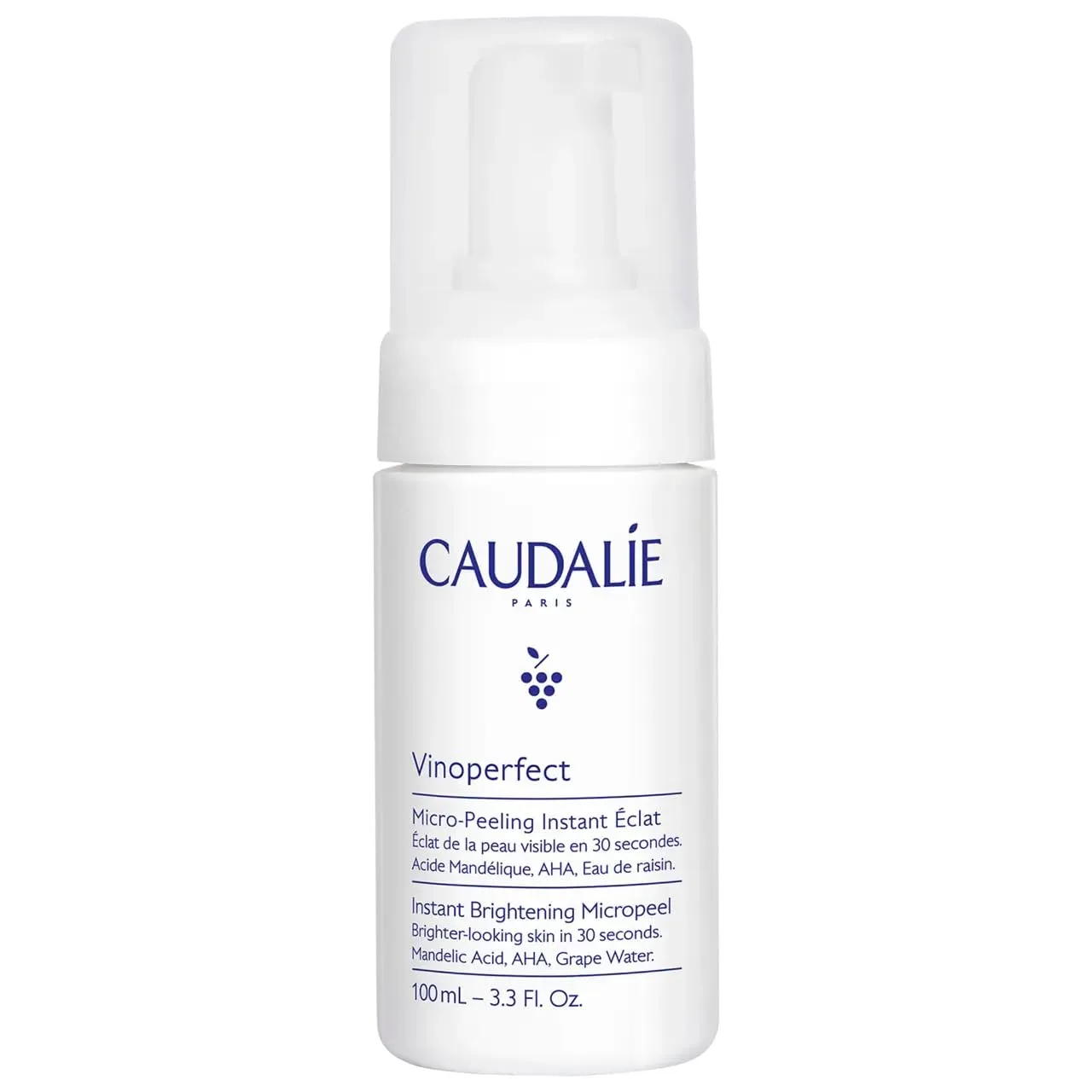 Пилинг Caudalie — Очищающая пенка для лица Vinoperfect Instant Brightening с миндальной кислотой и, 100 мл
