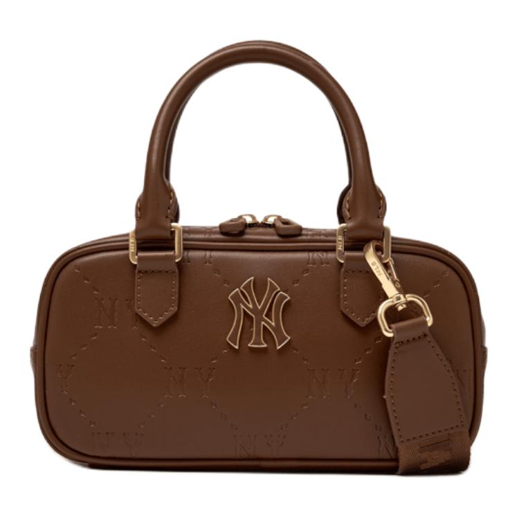 

MLB Сумка кроссбод через плечо с логотипом женская белая, Brown