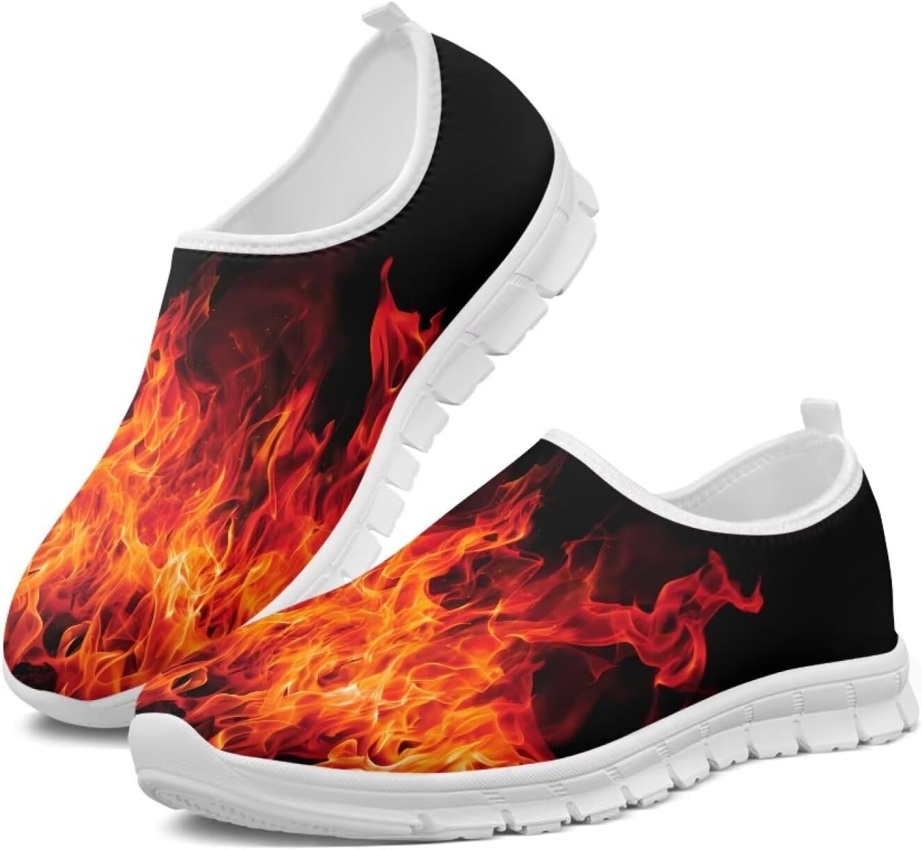 

Удобные мужские кроссовки для ходьбы, стильные и дышащие, легкие теннисные кроссовки без шнурков с эластичной дышащей верхней частью и мягкой подошвой EVA, для путешествий и спорта, размеры US 5-14, белая подошва Generic