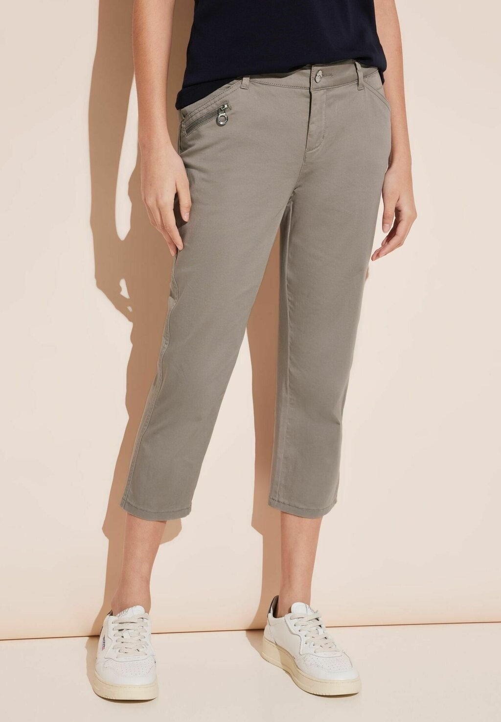 

Шорты 3/4 Mit Zipper Street One, коричневые