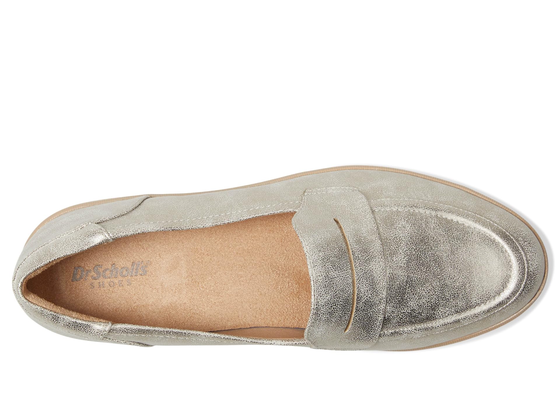Лоферы Dr. Scholl's Nice Day Loafer/Moc, цвет Light Gold Faux Leather — фото 2