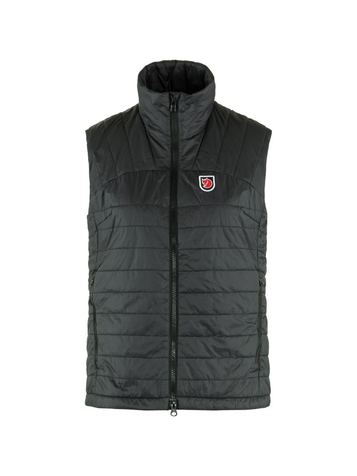 

FJÄLLRÄVEN Стеганый жилет Expedition X-Lätt черного цвета