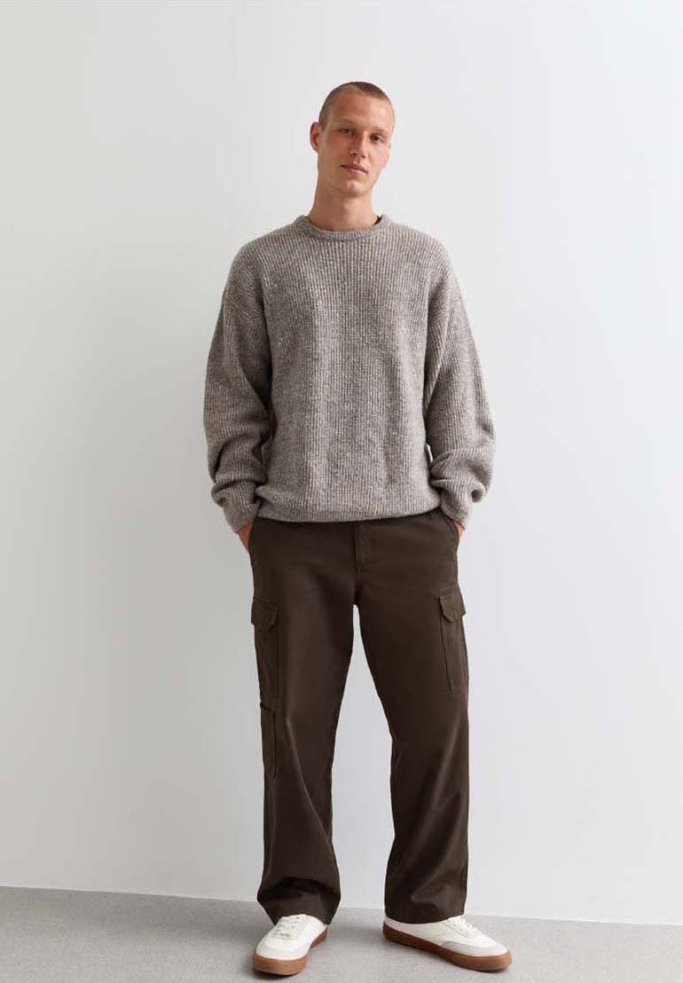 

Брюки-карго RELAXED New Look, темно-коричневый