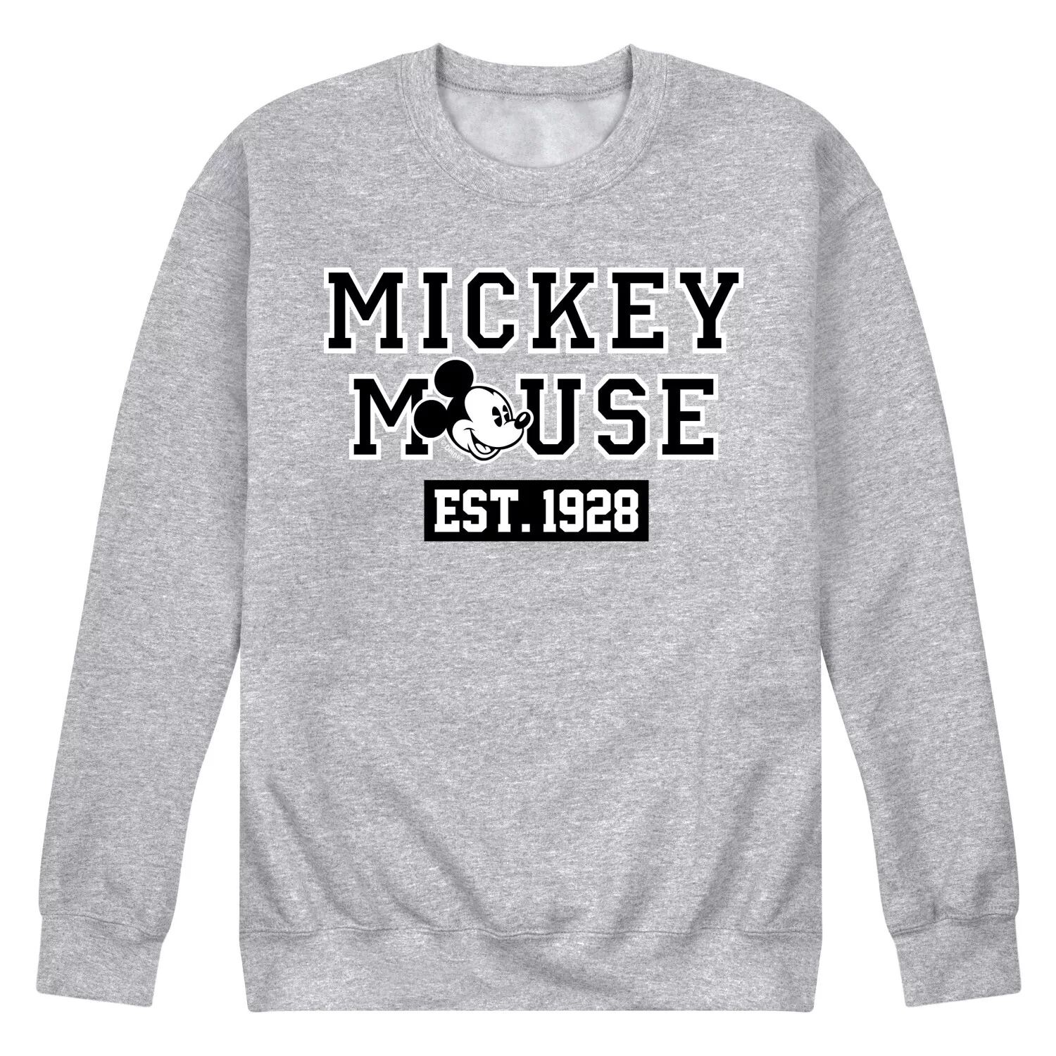 

Мужская флисовая толстовка Disney's Mickey Mouse 1928 года Licensed Character