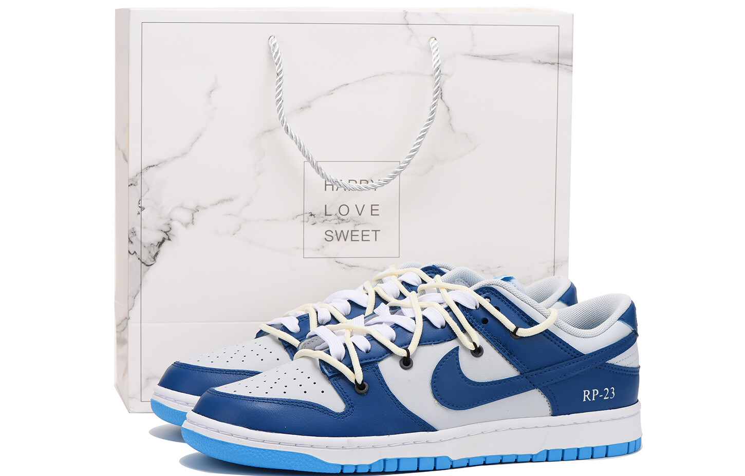 

Кроссовки Nike Dunk Skateboard Shoes Men Low-Top Blue