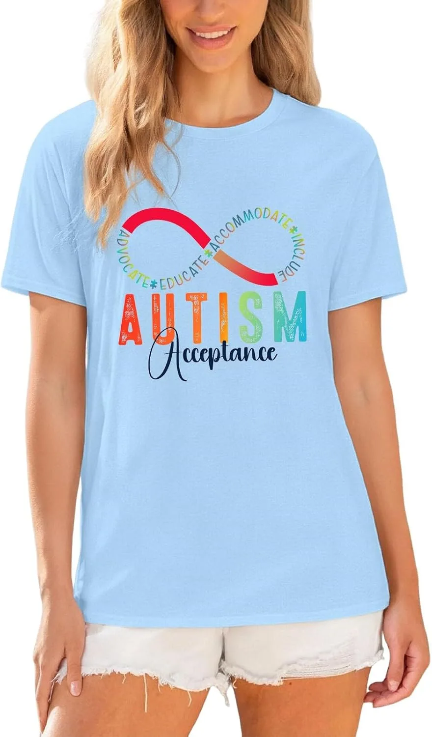 Футболка с рисунком Autism Awareness, Unisex, короткий рукав — фото 2