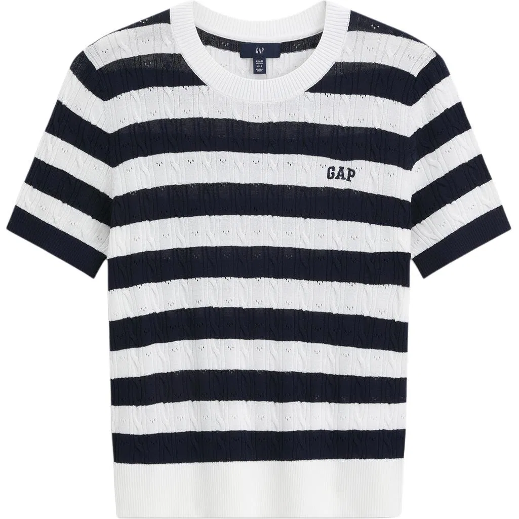 Джемпер женский Marine Blue с круглым вырезом GAP