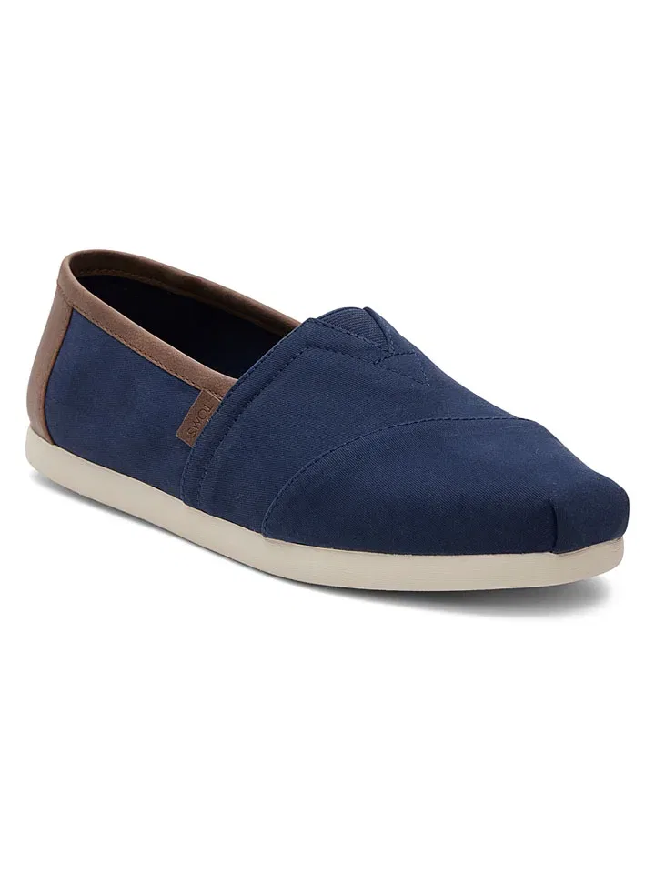 Слипперы темно-синие TOMS