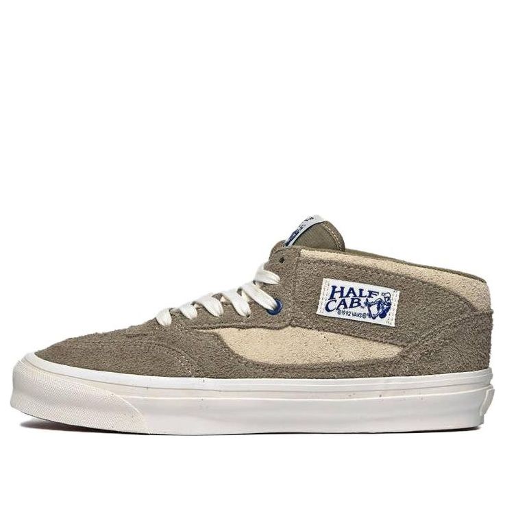 

Кроссовки Vans Half Cab OG LX Hairy Suede 'Khaki', коричневый