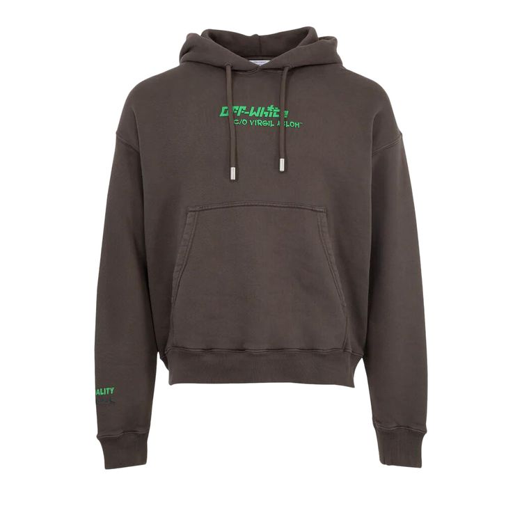 

Худи Off-White Barber 3 Skate Hoodie 'Vintage Mole/White', белый