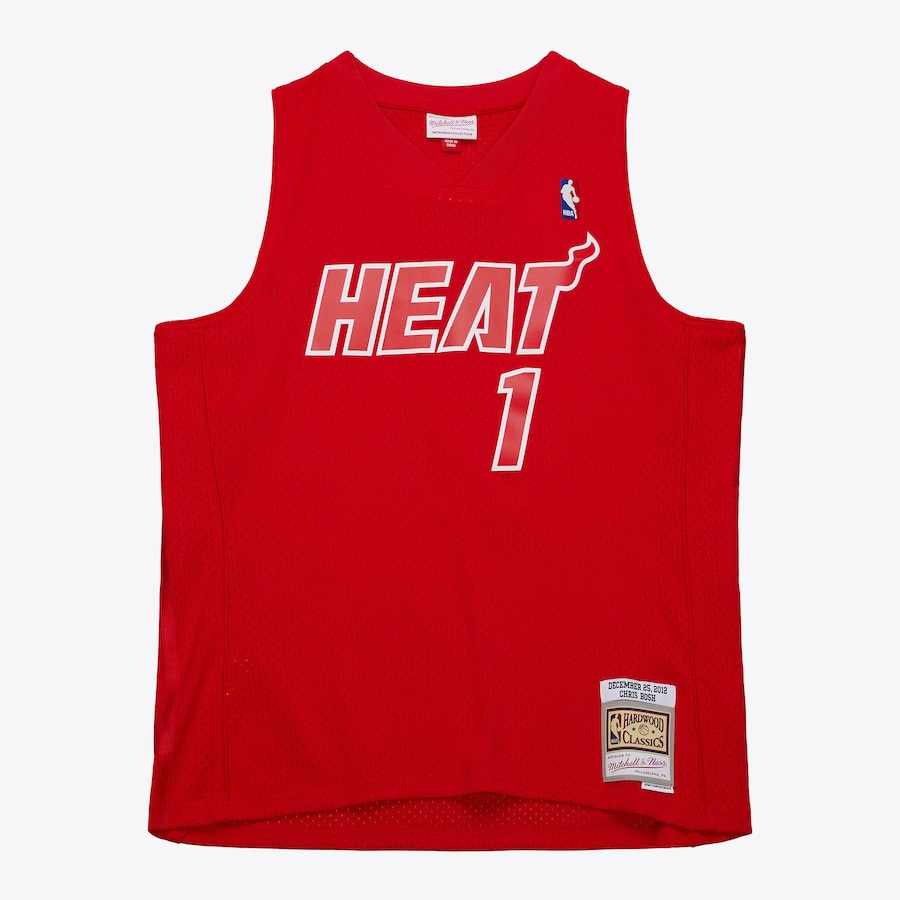 

Майка баскетбольная Mitchell & Ness Chris Bosh Swingman мужская красная Mitchell Ness