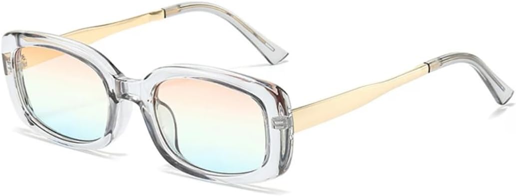 

Мужские солнцезащитные очки в стиле ретро с градиентным переходом цвета, защита от УФ-излучения UV400; женские солнцезащитные очки в трендовом цвете «желе» SZVVBKK, Grey Pink Blue